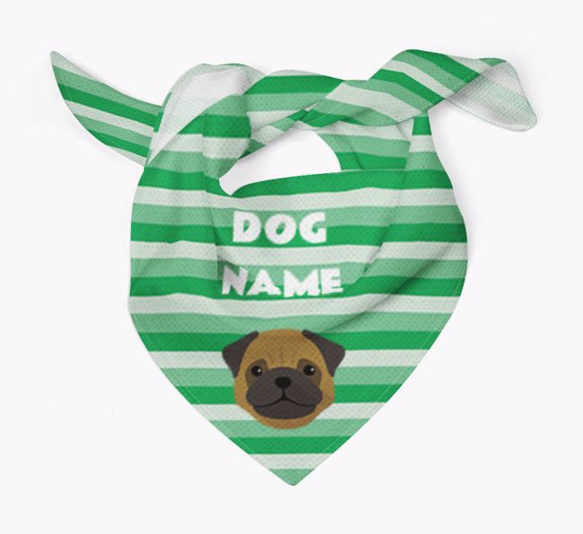 Personalized 'Stripes' Bandana for your {breedFullName}